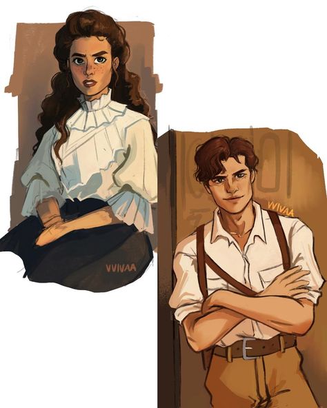 Inez And Whitford What The River Knows, Godkiller Book Fanart, What The River Knows Fanart, What The River Knows, The Mummy Fanart, Little Women Fanart, Book Characters Fanart, Divine Rivals, Simple Woman