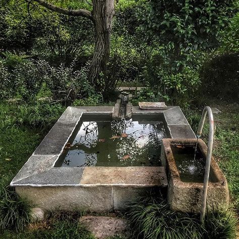 30.2k Followers, 444 Following, 365 Posts - See Instagram photos and videos from Michele De Lucchi (@micheledelucchi) Back Garden Landscaping, Country Garden Design, Garden Archway, Garden Water Feature, Pool Fountain, Most Beautiful Gardens, Water Features In The Garden, Garden Fountain, Plunge Pool