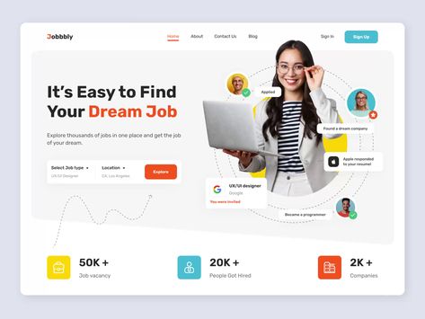 Teaching Website Design, Landing Page Hero Section, Hero Page Web Design, Landing Page Design Inspiration Layout, Hero Section Web Design, Corporate Website Design, Design Sites, Website Design Trends, Best Landing Pages