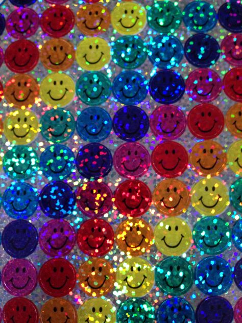 Colorful sparkle smile stickers Childish Aesthetic, Kid Core Aesthetic, Fun Dip, Bloc Party, Nostalgia Core, Childhood Memories 2000, Nostalgic Images, Mabel Pines, Colorful Aesthetic