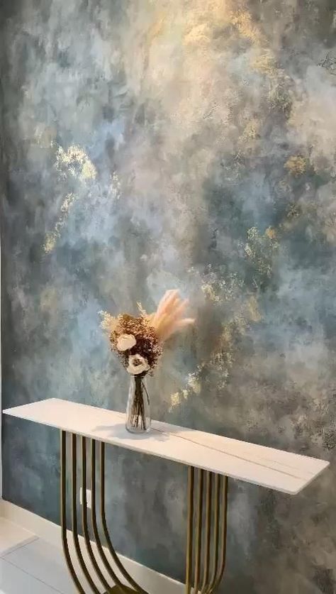 Wall Painting Techniques, Diy Wall Painting, Wall Texture Design, Wall Painting Decor, 3d Wall Decor, Diy Decor Ideas, Wall Paint Designs, Home Diy Ideas, Texture Paint