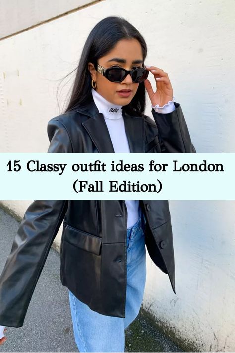 Get inspired with simple yet cute London fall outfit ideas that will keep you both cozy and stylish all season long. Achieve the perfect aesthetic with these chic clothing combinations. London Look Outfits Autumn, Autumn Outfits London, London Style Fall, Fall Outfits London, Autumn Outfits Aesthetic Classy, London Outfit Ideas Fall, London Outfit Fall, London Autumn Outfit, London Street Style Winter