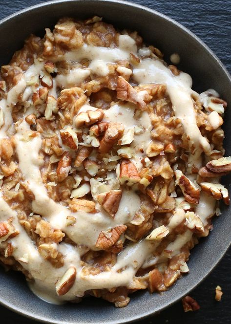 Whole Grain Recipes Dinner, High Fiber Oatmeal Recipes, High Fiber Oatmeal, Cinnamon Roll Oatmeal, High Fiber Recipes, High Fiber Breakfast, Healthy Breakfast Snacks, Food Nutrition Facts, Simple Breakfast