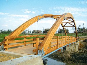 Bridge Structure, Laminated Veneer Lumber, Compact House, Contemporary Hotel, Wooden Bridge, Timber Structure, Residential Construction, Pedestrian Bridge, Bridge Design