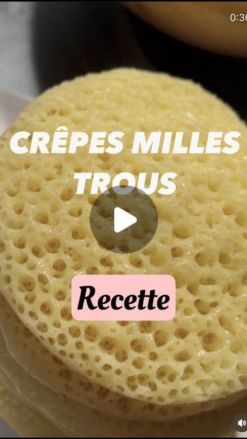 Vanessa A. on Instagram: "CRÊPES MILLES TROUS DE MON CHÉRI (15 crêpes environs) •250g de semoule fine •150g de farine •1 sachet levure boulangère •1 cc de sel •1 cc de sucre •650ml d’eau tiède Mélangez le tout et ajoutez 2 sachets de levure chimique Bon appétit ! #recette #recettecrepes #recettecrepesmilletrous #bonappétit" December 11, Sachets, On Instagram, Instagram