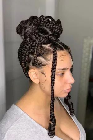 This post may contain affiliate links, which means I’ll receive a commission if you purchase through my link, at no extra cost to you. Please read full disclosure here What Is Coi Leray Braids? You might be wondering , what is coi leray braids? With these new trends evolving everyday it can be hard to Braid With Curly Ends, Hairstyles For Black Women Color, Color Braided Hairstyles, Twist Braided Hairstyles, Short Braided Hairstyles, Coi Leray Braids, Jumbo Knotless, Updo Braided Hairstyles, Long Braided Hairstyles