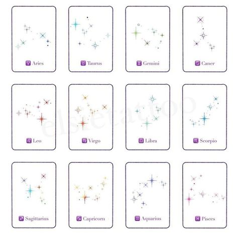 Gemini Tattoo Color, June Zodiac Sign, Constellation Drawing, Leo Constellation Tattoo, Chinese Symbol Tattoos, Aquarius Tattoo, Constellation Tattoo, Gemini Tattoo, Procreate Ipad Art