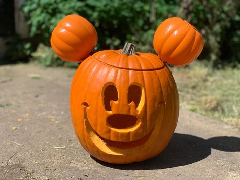 How to carve a Disney Mickey Halloween pumpkin - a beginner’s guide | Let's go Mum Mickey Carved Pumpkin, Mickey Mouse Carved Pumpkin, Mickey Pumpkin Carving Ideas, Letter Pumpkin Carving, Pumpkin Mickey Mouse, Disney Carving Pumpkins Ideas, Disney Carved Pumpkins, Pumpkin Carving Mickey Mouse, Halloween Pumpkin Ideas Carving