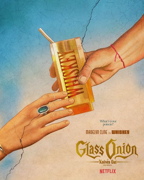 Glass Onion Poster, Mystery Movie Poster, Knives Out Poster, Knives Out, Leslie Odom, Leslie Odom Jr, Glass Onion, Rian Johnson, Film Poster Design