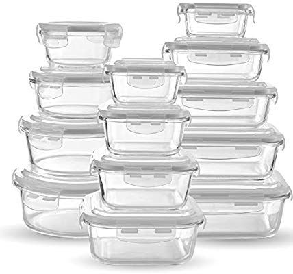 Glass Storage Containers, Essential Kitchen Tools, Food Storage Container Set, Makijaż Smokey Eye, Food Storage Container, Meal Prep Containers, Glass Food Storage, Glass Food Storage Containers, Container Set