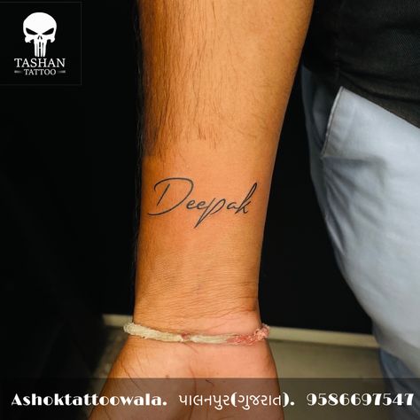 TashanTattoo
AshokTattooWala
S.20. Tirupati plaza
Opp. New bus stand
Near gd modi collage
Palanpur (gujrat)
9586697547
9687533310 Deepak Name Tattoo, Atlas Tattoo, Me Tattoo, Name Tattoo, Infinity Tattoo, Fish Tattoos, I Tattoo, Jesus Fish Tattoo, Tattoos