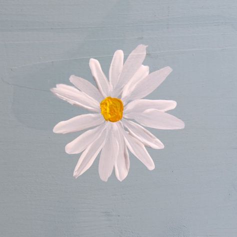 Easy Painting Ideas, Daisy Painting, How To Paint, Painting Ideas, Daisy, Paint