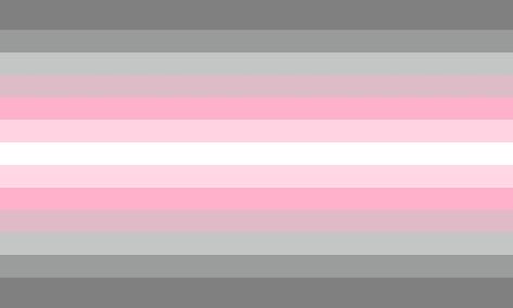 Demi-girl Flag, Multigender Flag, Demigirl Flag, Demisexual Flag, Desaturated Pride Flag, Pride Pfp, Gender Flags, Mood Boosters, Gender Identity