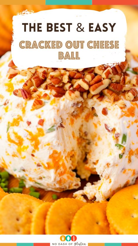 Cracked Out Cheese Ball, Low Carb Cheese Ball Recipe, Small Cheese Ball Recipes, Hidden Valley Ranch Cheese Ball, Best Ever Cheese Ball, Appetizer Recipes Cheese Ball, Cheese Ball With Ranch Packet, Ham Cheese Ball Recipes Easy, Everything Cheese Ball