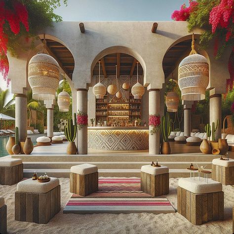 1️⃣ , 2️⃣ , 3️⃣ , or 4️⃣ My @giLherrera twist of Modern Mexican Hacienda Hotel Pool area with a Tulum/Cabo Touch: Let 🇲🇽 Mexican Macrame Art SHINE! (stay tuned for NEW COLLECTION😍🤩) . At CoLores Decor Our team is constantly experimenting with textures & “WOW” styles for a UNIQUE statement design for any room…Introducing TOP 🇲🇽 MeXican Artisan Design & CATAPULTING our culture’s Talent through the vision of our founder, GiL Herrera @giLherrera ♥️ . We work with many Hotels, Restaurants, Interio... Mexican Macrame, Modern Mexican Hacienda, Hacienda Hotel, Mexican Hacienda, Modern Mexican, Hotel Pool, Macrame Art, Artisan Design, The Vision