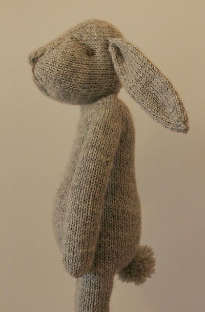 Rabbit Knitting Pattern, Knitted Bunny, Animal Knitting Patterns, Homemade Toys, Knitting Patterns Toys, Knitted Animals, Rabbit Toys, Toy Pattern, Pdf Knitting Pattern