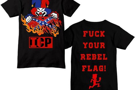 Clown Posse, Insane Clown Posse, Flag Tattoo, Insane Clown, Tattoo Sleeve Men, Negroni, Flag Shirt, Flag Tshirt, School Shirts