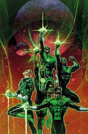 The Emerald Knights. The Ring-Slingers. The Cosmic Cops. The Space Cops. Outer space isn't as dark as you think. Green Lantern is a classic DC Comics Super Hero and one of the first to embrace the concept of a Legacy Character. Green Lantern has … Simon Baz, Green Lantern 2011, Art Dc Comics, Green Lanterns, Hal Jordan, John Stewart, Green Lantern Corps, Univers Dc, Arte Dc Comics