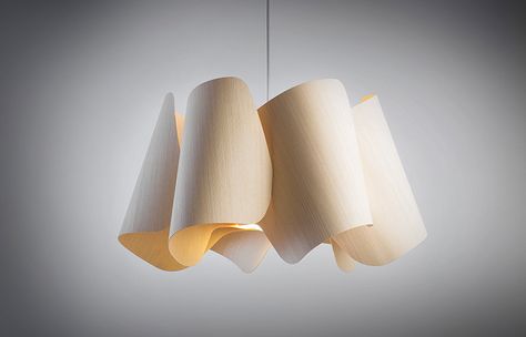 Interior Pendant Lighting, Flexible Wood, Stone Lighting, Scandinavian Lighting, White Canopy, Mid Century Lighting, White Pendant Light, Ceramic Light, Wood Lamps