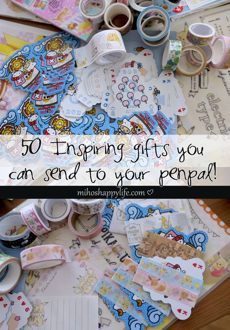 Snail Mail Crafts, Happy Mail Inspiration, Mail Inspiration, Letter Writing Kit, Penpal Ideas, Inspiring Gifts, Pen Pal Gifts, Snail Mail Inspiration, Dollar Tree Gifts