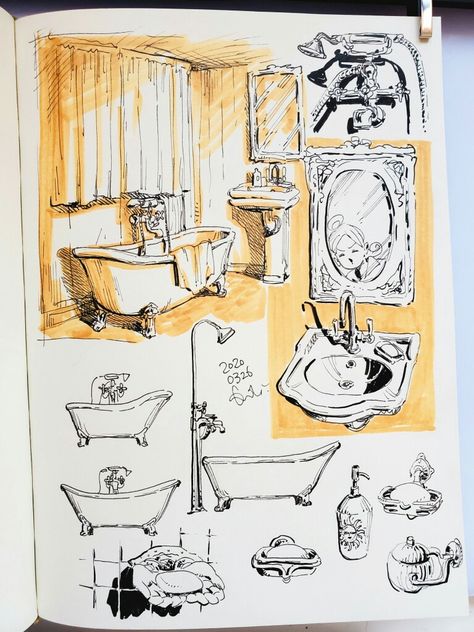 Kunstjournal Inspiration, Observational Drawing, Sketchbook Art Journal, Art Diary, Poses References, Sketchbook Inspiration, Environment Concept Art, Sketchbook Art Inspiration, Art Journal Inspiration