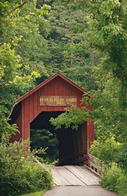 Brown County Bridge MWL Brown County, 100 Things To Do, Midwest Travel, Midwest Living, Great River, Covered Bridge, Summer Bucket Lists, Covered Bridges, Weekend Trips