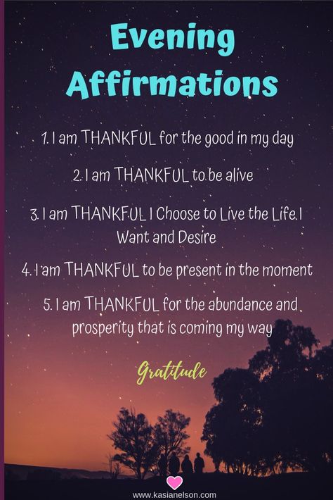 Sleeping Affirmations, Evening Manifestation, Scandi Lifestyle, Evening Affirmations, Evening Gratitude, Spirituality Journey, Morning Gratitude Affirmation, Evening Blessings, Healing Manifestation