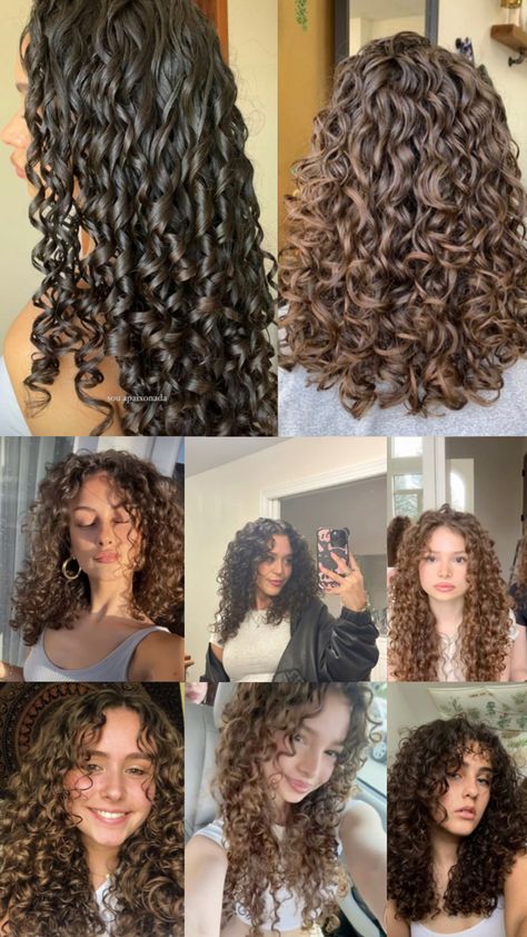 Long Natural Curly Hair, Black Hair Inspiration, Natural Curly Hair Cuts, Curly Hair Care Routine, Highlights Curly Hair, Brown Curly Hair, Curly Hair Photos, Cute Curly Hairstyles, Curly Hair Styles Easy