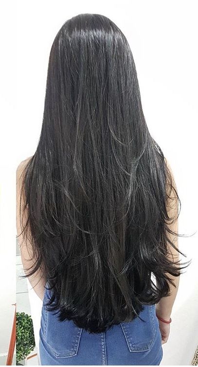 Cabelo q eu quero!! Haircuts For Long Hair Straight, Waist Length Hair, Straight Black Hair, Stile Hijab, Long Silky Hair, Long Hair Pictures, Really Long Hair, Long Dark Hair, Long Black Hair