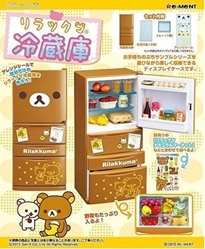 RE-MENT SAN-X Rilakkuma Series - Plenty of Refrigerator Theme (170640) JAPAN IMPORT Rement Miniatures, Calico Critters Families, Hello Kitty Toys, Re Ment, Kawaii Toys, Japanese Toys, Hello Kitty Items, Miniature Figures, Mini Things