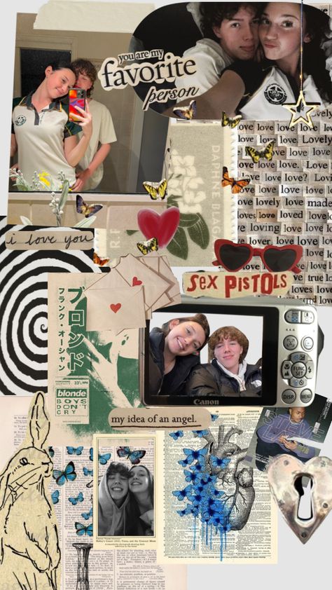 #shuffle #moodboard #vintage #aesthetic #boyfriend #couplegoals Boyfriend Lockscreen Ideas, Collage Scrapbook Layouts, Boyfriend Scrapbook, Couple Scrapbook, Posters Diy, Aesthetic Boyfriend, Anniversary Scrapbook, Instagram Design Creative, Couples Poster