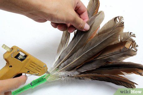 Image titled Craft a Feather Duster Step 11 Magick Crafts, Feather Crafts Diy, Clean Your House, Chicken Crafts, Feather Duster, Feather Crafts, Chicken Diy, Feather Art, A Craft