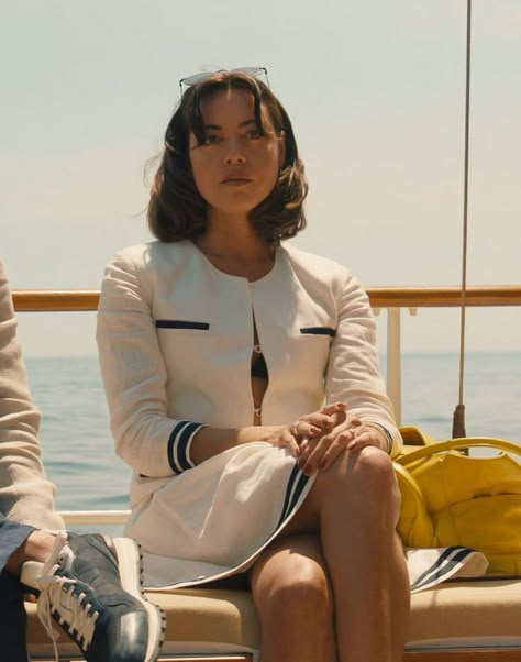 Rich Outfits Summer, Old Money Rich Outfits, Aubrey Plaza White Lotus, Harper Spiller, Lotus Outfit, The White Lotus Season 2, White Lotus Season 2, Movie Inspiration, Rich Outfits