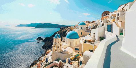 image Grecia Santorini, Where Is Bora Bora, Santorini Grecia, Greek Islands To Visit, Best Island Vacation, Oia Santorini Greece, Lanai Island, Best Greek Islands, Honeymoon Destination Ideas