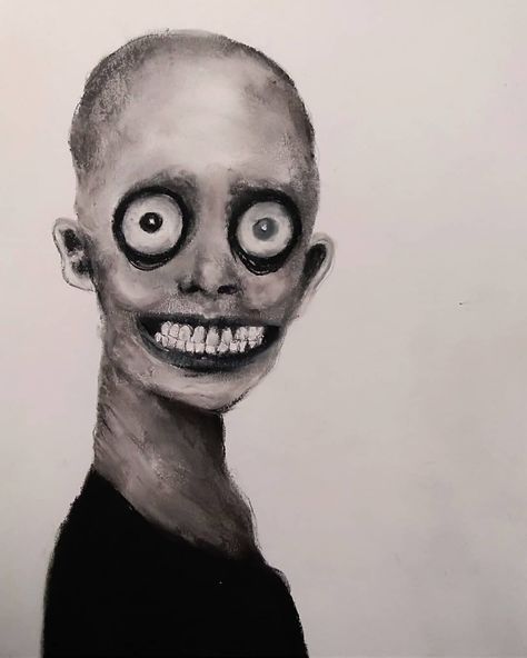 10 Horrific Pencil Art That Will Keep You Up At Night – DEFUSED Creepy Sketches, Chalk On Paper, Monster Sketch, Scary Drawings, Bad Drawings, Creepy Faces, Weird Drawings, Creepy Drawings, Mask Drawing