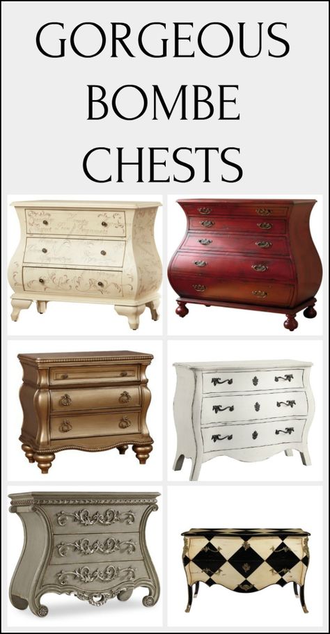 The most gorgeous bombe chests available on the internet. Look no more. #ad