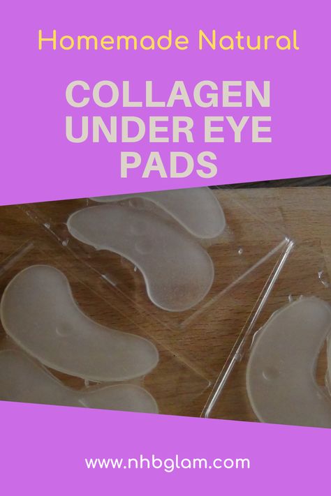 Diy Eye Pads, Under Eye Wrinkles Remedies Diy, Diy Under Eye Pads, Diy Undereye Mask, Homemade Under Eye Patches, Diy Under Eye Patches, Diy Collagen Face Mask, Under Eye Mask Diy, Diy Under Eye Mask