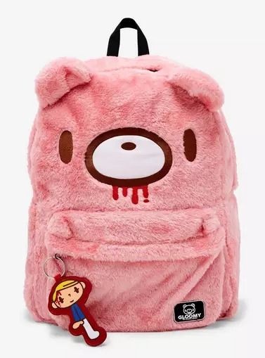 Gloomy Bear Fuzzy Backpack, Gloomy Bear Plush, Cutecore Clothes, Reversible Plush, Fur Design, Hello Kitty House, Disney Dragon, Gloomy Bear, Exploding Kittens, Bee And Puppycat