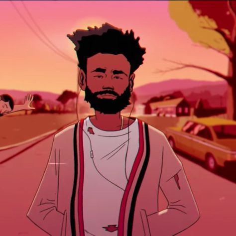 Childish Gambino Lives in a Neighborhood Full of Animated Hip-Hop Stars in "Feels Like Summer" | GQ Feels Like Summer Childish Gambino, Vibes Tumblr, Feels Like Summer, Donald Glover, Childish Gambino, Summer Music, Hip Hop Art, The Don, Original Music