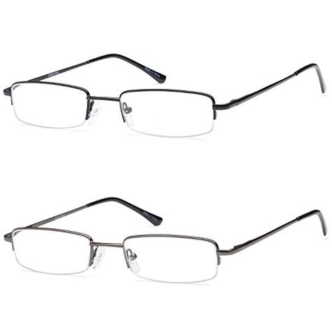 Slim Glasses Frames, Semi Rimless Glasses, Half Frame Glasses, Glasses Aesthetic, Epic Clothes, Glasses Man, Reading Glasses Men, Types Of Glasses, Rimless Glasses