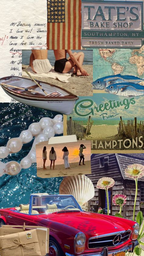 #hamptons #longisland #newyork #summer #letters #vintage #oldmoney #beach #ocean #moodboard #aesthetic #collage #myfirstshuffle Ocean Moodboard, Letters Vintage, Moodboard Aesthetic, Bake Shop, Aesthetic Collage, Southampton, Freshly Baked, Coastal Living, Long Island