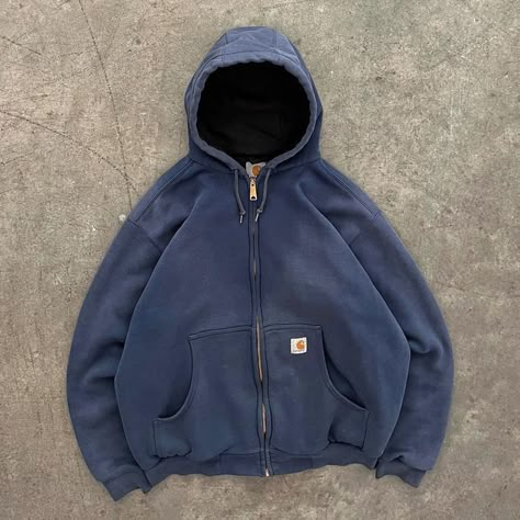 Vintage Carhartt Hoodie, Carhartt Hoodie Outfit, Carhartt Zip Up Hoodie, Carhartt Hoodie, Downtown Outfits, Carhartt Jeans, Autumn Fits, Vintage Carhartt, Winter Fits