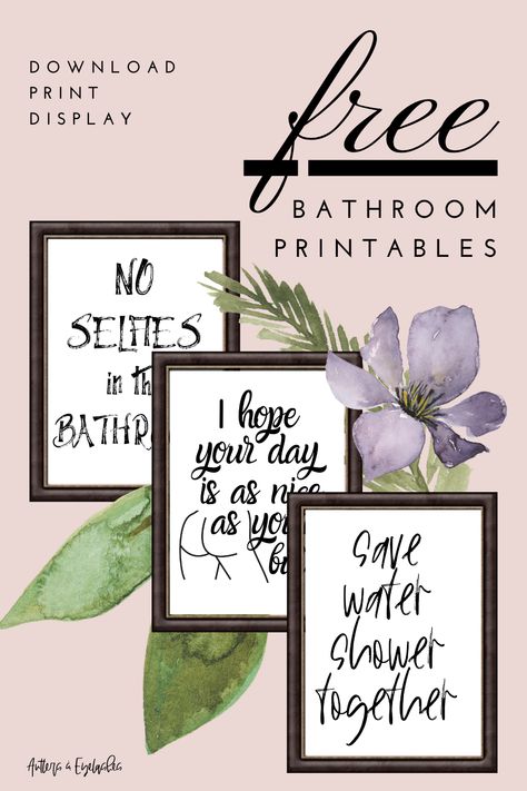 Free Printable Wall Art Vintage Bathroom, Bathroom Printables Free Wall Art, Bathroom Printables Free Wall Art Rustic, Free Download Printables Wall Art, Bathroom Signs Printable Free Prints, Bathroom Picture Ideas Wall Art, Funny Bathroom Signs Printable Free, Free Printable Bathroom Wall Art, Free Printable Bathroom Signs