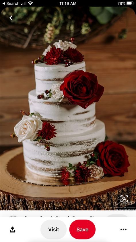 Wedding Cakes Burgundy, Cake Fresh Flowers, Cakes Pictures, Burgundy Wedding Cake, Christmas Wedding Cakes, Wedding Cake Fresh Flowers, Marsala Wedding, Rustic Elegant Wedding, Elegant Wedding Venues