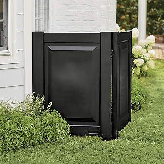 Nantucket Utility Screen Air Conditioner Hide, Hide Trash Cans, Outdoor Movie Screen, Outdoor Screens, Frame Store, Lawn Edging, Air Conditioning Unit, Lawn And Landscape, Grandin Road