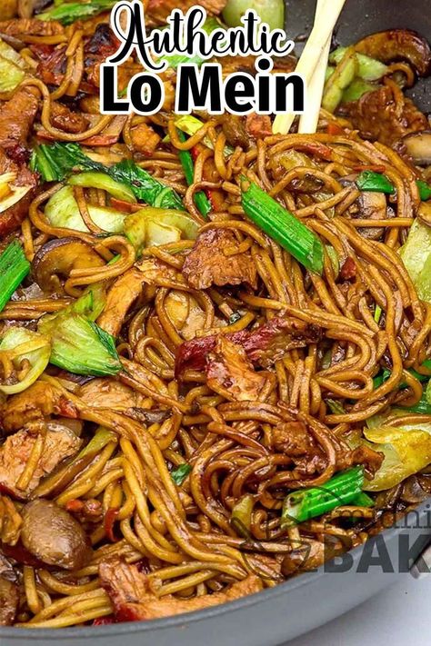 Low Mein Noodles Recipe, Plain Lo Mein Recipe, Pork Low Mein, Low Mein Recipe, Shrimp Lo Mein Recipe, Beef Lo Mein Recipe, Grilled Fish Recipes, Lo Mein Recipes, Asian Noodle Recipes