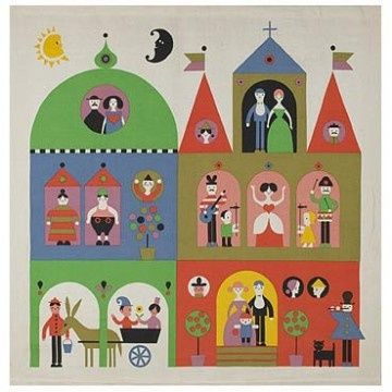 Alexander Girard Lagom Design, Folk Illustration, Alexander Girard, Art Carton, Mid Century Illustration, Illustration Style, Childrens Illustrations, Elementary Art, American Design