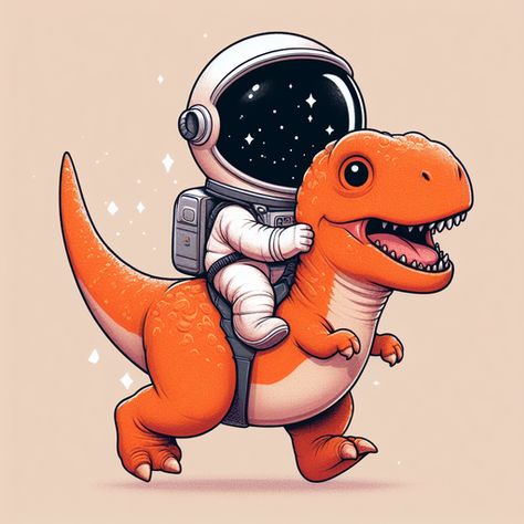 Cartoon Dinosaur Tattoo, Dino Astronaut, Dino Tattoo, 2024 Wallpaper, Dinosaur Tattoos, Mini Tattoo, Derby Girl, Drawing Prompts, Drawing Prompt