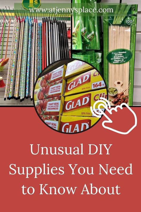 Unusual and must haves crafting supplies that you can find at the dollar store. Browse through the craft supplies list that you likely never thought of but definetely need. Cheap Craft Supplies, Wholesale Crafts, Wholesale Craft Supplies, Cheap Crafts, Crafting Supplies, Shipping Supplies, Crafts Hacks, Home Improvement Store, Dollar Store Crafts