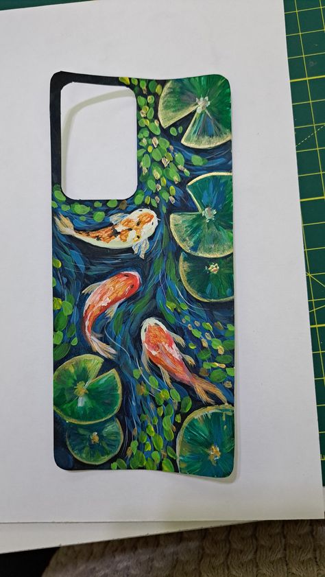 Ideal para poner bajo la funda transparente del celular Acrylic Painting Phone Case, Phonecase Painting Idea, Painted Phone Case Ideas, Painting On Calculator, Phone Case Painting Ideas Acrylic, Wall Drawing Ideas Creativity, Phone Case Painting Ideas, Phone Cover Painting, Calculator Painting